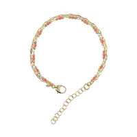 Bracelet Etrusca Woman in Metal Alloy Pietre dure WSET00799COR - WSET00799COR